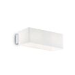 Kinkiet Box AP2 BIANCO Ideal Lux 009537 prostokątny metalowy korpus w kolorze białym klosz z dmuchanego szkła - 2