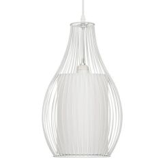 Lampa wisząca CAMILLA 4610 Nowodvorski VINTAGE biała
