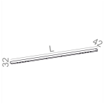 Plafon MIXLINE LED Aquaform 40286 techniczna różne kolory oraz długości listwa - 2