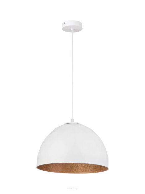 Lampa wisząca DIAMENT M 31374 SIGMA BIAŁA/MIEDZIANA 35 CM