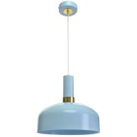 Lampa wisząca MALMO niebieska MILAGRO MLP6201
