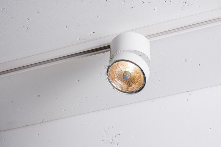 Reflektor Geit Adaptor 3F Labra  7.0318 tuba z regulowanym strumieniem światła na szynie techniczna różne kolory wykończenia