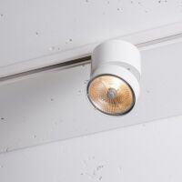 Reflektor Geit Adaptor 3F Labra  7.0318 tuba z regulowanym strumieniem światła na szynie techniczna różne kolory wykończenia