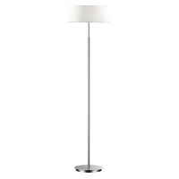 Lampa podłogowa Hilton PT2 Ideal Lux  075488 Klosz z folii PVC pokrytej tkaniną i od dołu piaskowanym szkłem metalowa ramaw  kolorze chromu