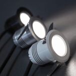 LAMPA WPUSZCZANA ELKIM POINT 005 Minimalistyczna wbudowany LED IP44/20 3 kolory 5 barw światła  - 5