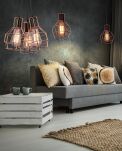 Lampa wisząca Carron AZzardo MD50148-1 AZ1659 wykonana z najwyższej jakoście metalu w kolorze miedzi - 2