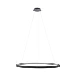 Lampa wisząca CIRCLE 110 ZumaLine LA0722/1 Czarna okrągła o średnicy 110 cm - 4