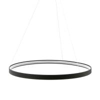Lampa wisząca CIRCLE 110 ZumaLine LA0722/1 Czarna okrągła o średnicy 110 cm