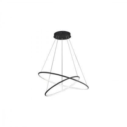 Lampa wisząca Orion black LED lampa wisząca 2-punktowa czarna MILAGRO ML508