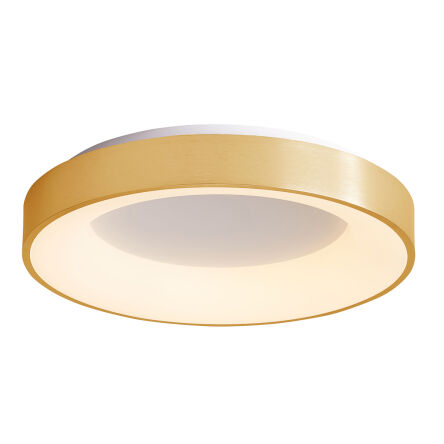 Plafon GIULIA 5304-850RC-GD-3 Italux okrągły MODNY ZŁOTY SZCZOTKOWANY KOLOR ŚREDNICA 60 CM LED nowoczesny