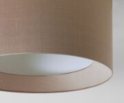 plafon Bevel Round 600 Shade- Astro  5021009 4104 ostryga beż biały klosz 60 cm średnicy - 2