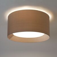 plafon Bevel Round 600 Shade- Astro  5021009 4104 ostryga beż biały klosz 60 cm średnicy