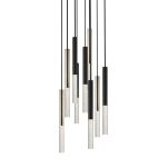 Lampa wisząca ONE P0461-09L-P7SD Zuma Line nowoczesna czarne rurki LED - 2
