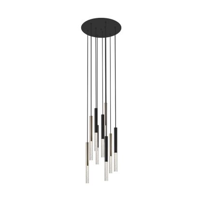 Lampa wisząca ONE P0461-09L-P7SD Zuma Line nowoczesna czarne rurki LED