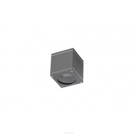 Lampa zewnetrzna  JOE SQUARE AZ3323 IP54  szara kostka wykonana z metalu i szkła