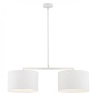 Lampa wisząca KARIN 900 Argon 2 białe abażury 