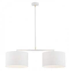 Lampa wisząca KARIN 900 Argon 2 białe abażury 