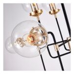 Lampa wisząca Boston - P12826BR w stylu industrialnym formą przypomina instalację hydrauliczną - 4