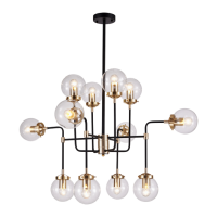 Lampa wisząca Boston - P12826BR w stylu industrialnym formą przypomina instalację hydrauliczną