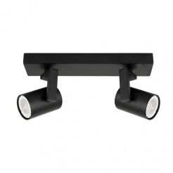 Lampa sufitowa MOLA SPL-2846-2 BL Italux czarna nowoczesna 2x GU10