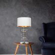 Lampa stołowa  MILARI LDT 5530 (WT+CHR) Lumina Deco  - 2