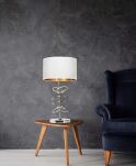 Lampa stołowa  MILARI LDT 5530 (WT+CHR) Lumina Deco  - 2