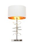 Lampa stołowa  MILARI LDT 5530 (WT+CHR) Lumina Deco  - 3