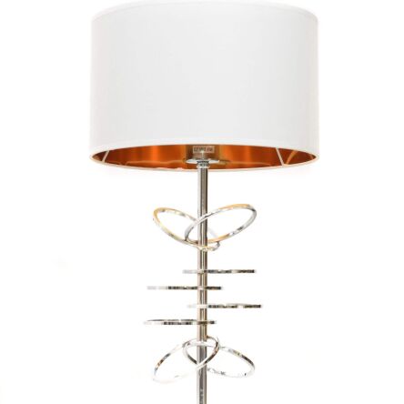 Lampa stołowa  MILARI LDT 5530 (WT+CHR) Lumina Deco 