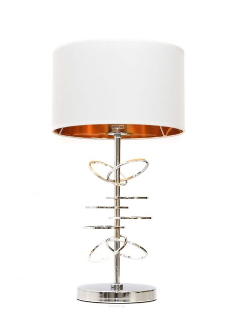 Lampa stołowa  MILARI LDT 5530 (WT+CHR) Lumina Deco 