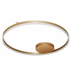 Plafon kinkiet HALO 80 AZ4704 Azzardo okrąg w kolorze złotym 80 cm LED