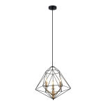 Lampa wisząca Maresmo INDUSTRIALNA LAMPA WISZĄCA PEN-6369-3-BKBR Italux - 2