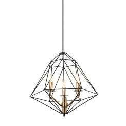 Lampa wisząca Maresmo INDUSTRIALNA LAMPA WISZĄCA PEN-6369-3-BKBR Italux