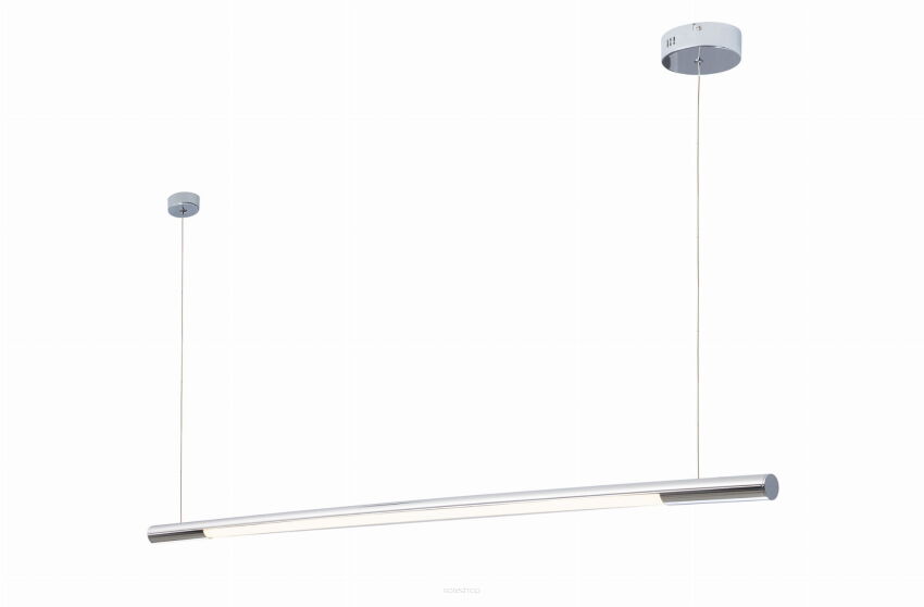 Lampa wisząca ORGANIC HORIZON P0359 poprzeczna rurka Maxfliz lampa jest w stylu nowoczesnym chrom led okrągła 150 długości