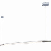 Lampa wisząca ORGANIC HORIZON P0359 poprzeczna rurka Maxfliz lampa jest w stylu nowoczesnym chrom led okrągła 150 długości