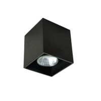 PLAFON ZUMA LINE SQUARE SPOT 50475-BK Z ALUMINIUM W KOLORZE CZARNYM NOWOCZESNY  PROSTOKĄT