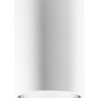 Oprawa sufitowa Oprawa sufitowa LAGOS 10 SL.0996 SOLLUX LIGHTING tuba 10 cm biała6 SL.1043 SOLLUX LIGHTING drewniana listwa 6x GU10