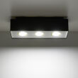 Designerska LAMPA NATYNKOWA   Mono 3 Czarny SL.0072 SOLLUX LIGHTING techniczny nowoczesny prostokąt - 2