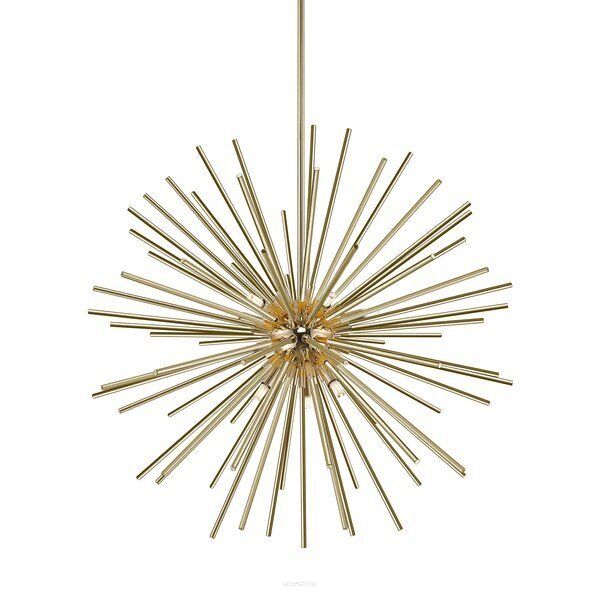 LAMPA WISZĄCA URCHIN ZUMALINE P0491-09C-F7DY rozłożysta konstrukcja nieschematycznym wzornictwie 