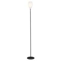 Lampa podłogowa Izza biała AZzardo MJ1288-1W  AZ1077 klosz w kształcie kielicha nowoczesny