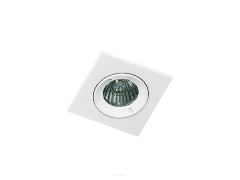 Lampa wpuszczana Pablo AZ0817  techniczna biała kwadrat MR16 GU10 IP54 AZ0817