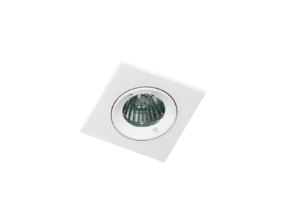 Lampa wpuszczana Pablo AZ0817  techniczna biała kwadrat MR16 GU10 IP54 AZ0817