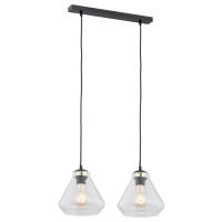 Lampa wisząca DECORATO 854 Argon Podwójna transparentne klosze 