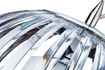 Lampa wisząca ARCADA M CLEAR AZzardo AZ0481 okrągły prązkowany klosz transparentny - 5