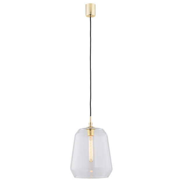 Lampa wisząca IRUN 4266 Argon Szklany przezroczysty klosz 25 cm