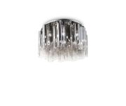 PLAFON Lampa sufitowa Compo PL10 biały 125510, przydymiony 172804 NOWOCZESNY IP20 SZKŁO Ideal Lux oprawa wisząca w kolorze białym i dymionym - 2