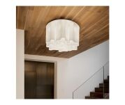 PLAFON Lampa sufitowa Compo PL10 biały 125510, przydymiony 172804 NOWOCZESNY IP20 SZKŁO Ideal Lux oprawa wisząca w kolorze białym i dymionym - 3
