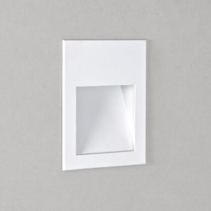 Lampa schodowa wpuszczana Borgo 90- Astro 1212024 7530  biały  prostokąt LED techniczny 12 cm wysokości