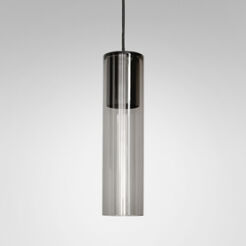Lampa wisząca MODERN GLASS Tube SP GU10 Aquaform 50529 nowoczesny dymiony klosz