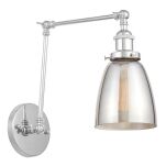Kinkiet FABI Lumina Deco LDW 6800-2 (CHR+GR) loftowy na wysięgniku chrom - 3