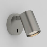 Kinkiet Ascoli Single Switched 1286011 Reflektor z włącznikiem matowy nikiel